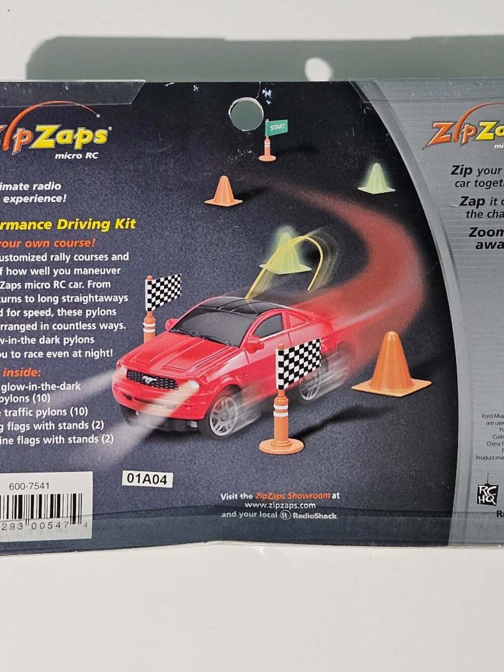 ZipZaps Performance Driving Kit and Custom Tire Wheel Kit Lot Radioshack - Picture 5 of 5